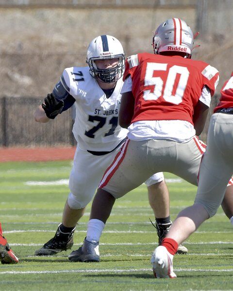 Knights control the trenches, run all over St. John's PrepĀ